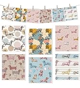 VISSTREE Reusable Swedish Dishcloths for Kitchen, 6 Pack Cute Dachshund Gifts Dish Cloths, Absorb...