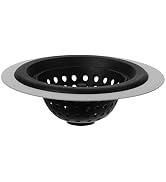 OGGI Silicone & Metal Sink Stopper- Great Kitchen Sink Stopper, Silicone Drain Stopper, Sink Plug...
