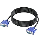URELEGAN VGA to VGA Cable 10 Feet, VGA to VGA Monitor Cable 1080P Full HD Male to Male Cord HD15 ...