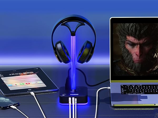 rgb headphone set