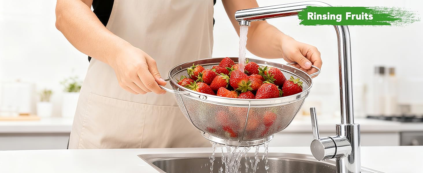 Rinsing Fruits