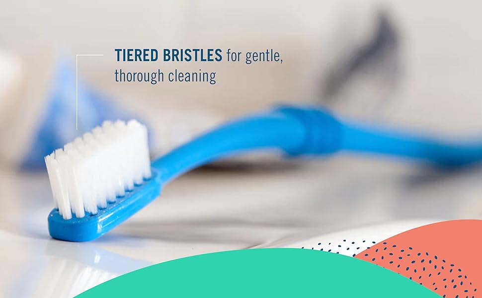 tiered bristles