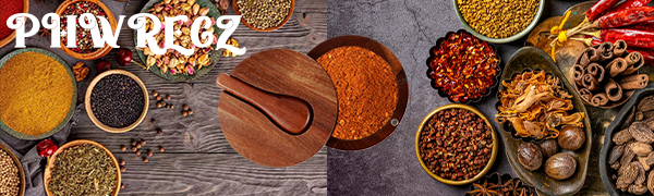Acacia Wood Salt and Pepper Bowl