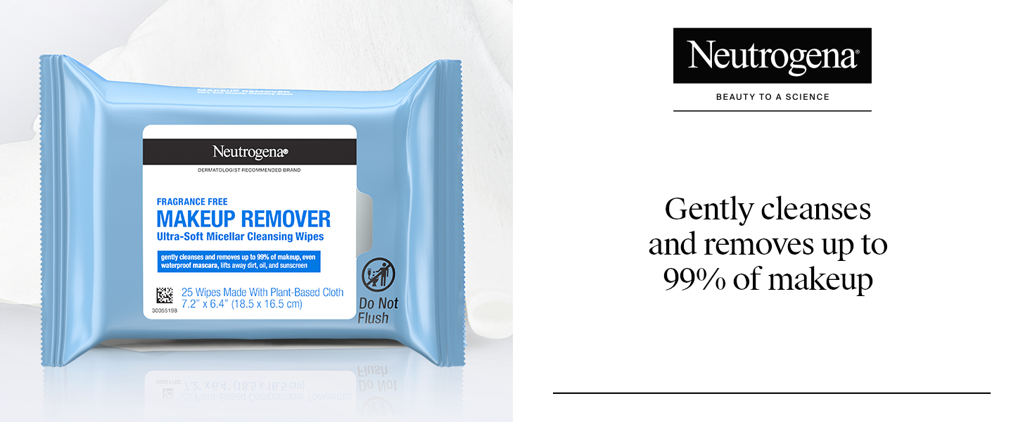 micellar water makeup remover wipes removing facial cleansing towelettes face eye daily disposable