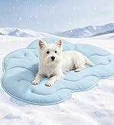BECEMURU Dog Cooling Mat - 36" x 23" Reversible Cooling Pad for Crate, Kennel, Bed, Sofa - Machin...