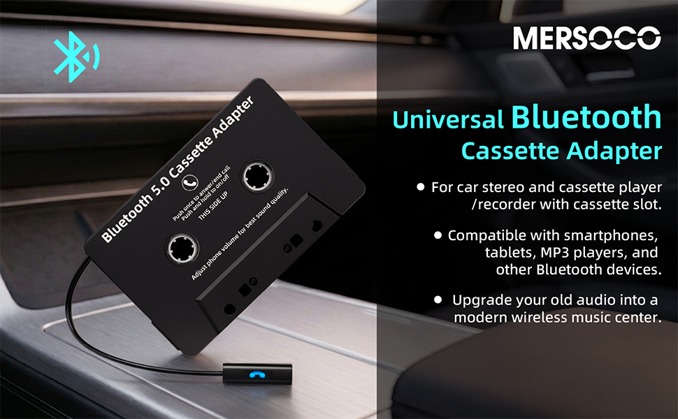 cassette to bluetooth adapter