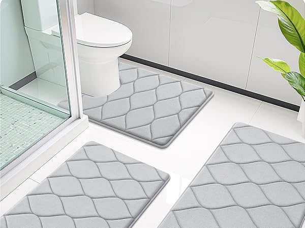 Ultra Soft Memory Foam Bath Mat