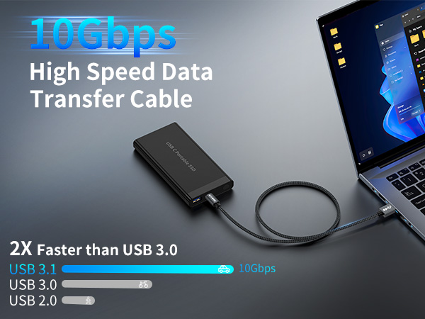 usb a to usb c cable fast charging iphone 15 pro max data transfer type c apple charger high speed