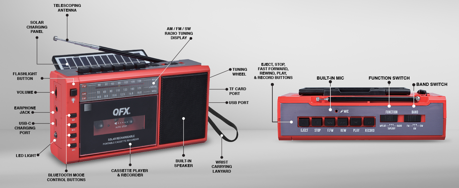 Packed with versatile features, the J-200BT