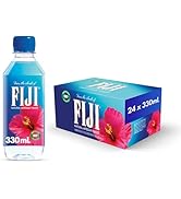 FIJI Natural Artesian Bottled Water 330mL / 11.15 Fl Ounce (Pack of 24) - 100% Natural Electrolyt...