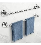 14.6Inch~24 Inch Towel Racks for Bathroom,Adjustable Suction Cup Towel Bar for Bathroom Wall,Stai...