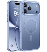 Miracase Translucent for 18 Pro Case, Compatible with MagSafe, Haze Blue | Military-Grade Protect...