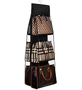 Lirex Medium and Large Handbag Hanging Purse Organizer for Closet, Handbag Storage Organizer Hang...