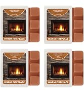 SCENTORINI Wax Melts, Warm Fireplace Scented Wax Melts, Summer Scent, Natural Soy Cubes for Candl...