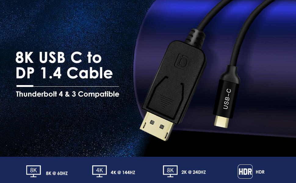 usb c to dp cable mac adapter displayport to usb c cable displayport cable 240hz usb c to display