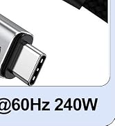 Thunderbolt 5 Cable 1Ft with 80Gbps Data Transfer Up to 120Gbps Bandwidth for Dual 8K/6K Video, 2...