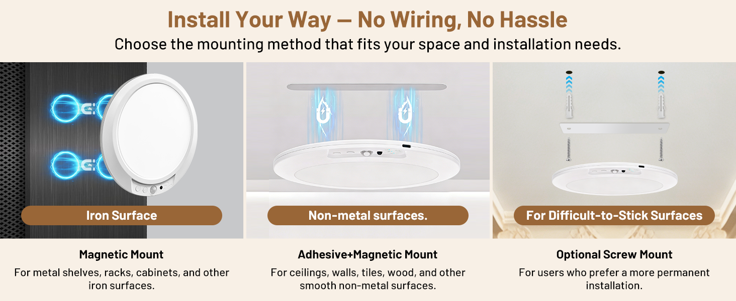 battery operated ceiling light for overhead lighting