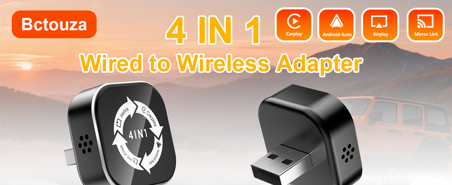 Wireless carplay adapter