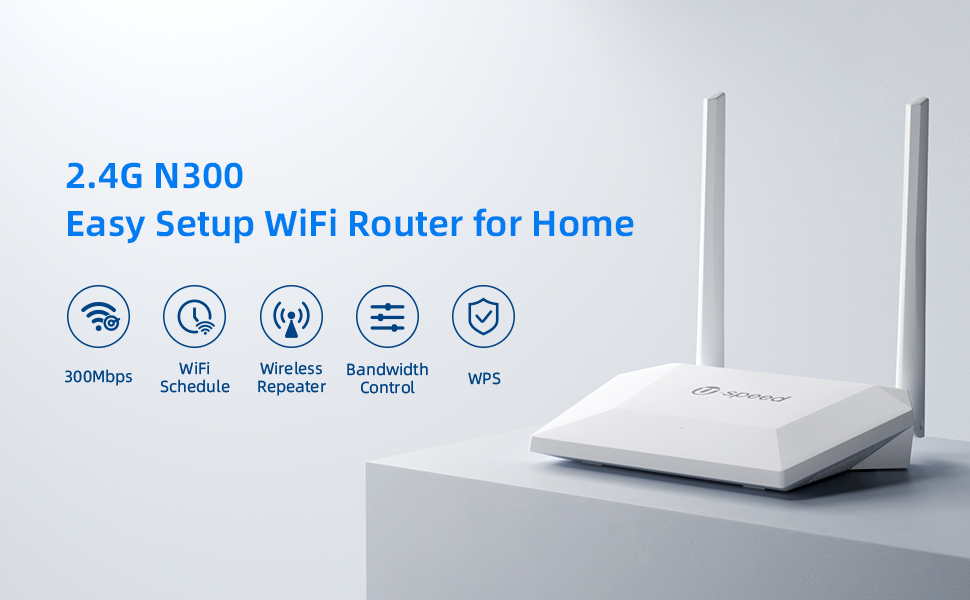 2.4G N300 Easy Setup WiFi Router