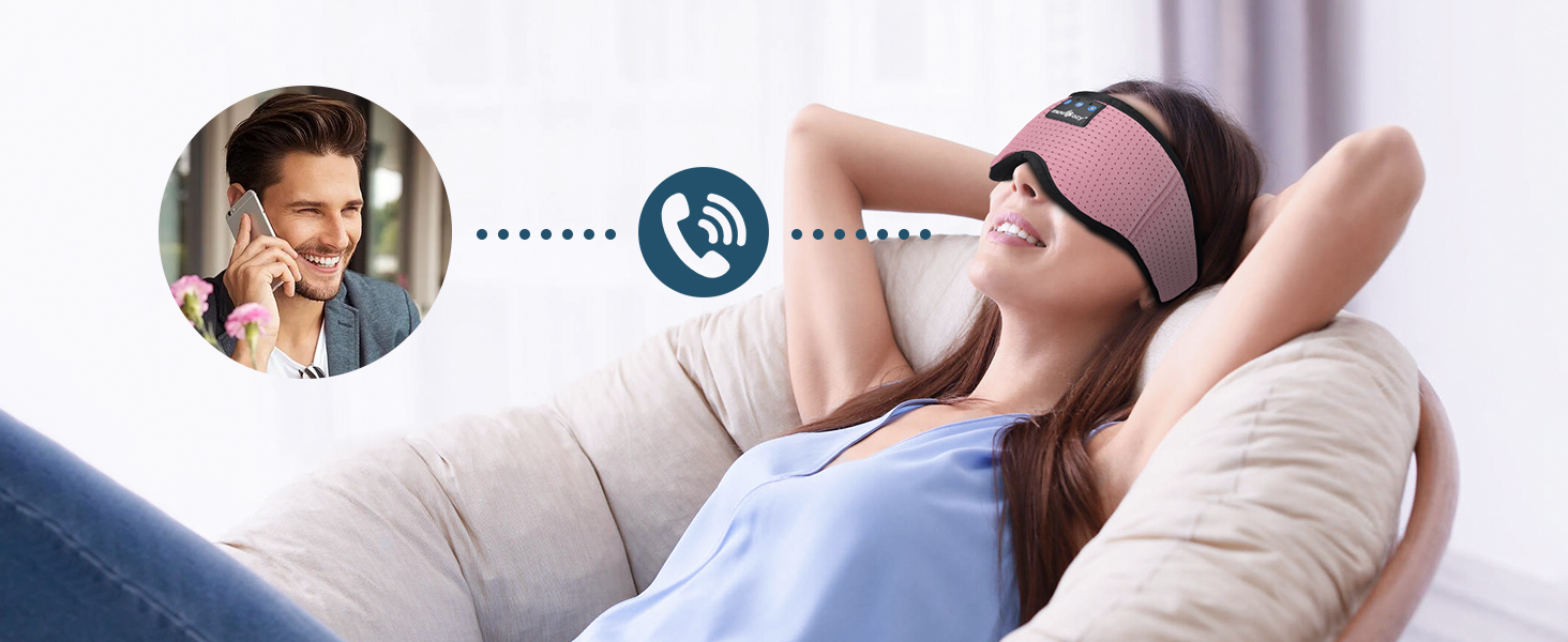 sleep headphones bluetooth sleep eye mask headphones headband for side sleepers cool gadgets gift