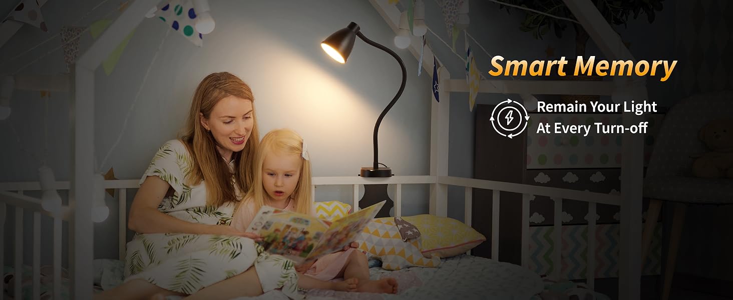 Reading Lights for Books in Bed Bedside Lamp Bed Wall Lamps for Bedroom Headboard Office Home