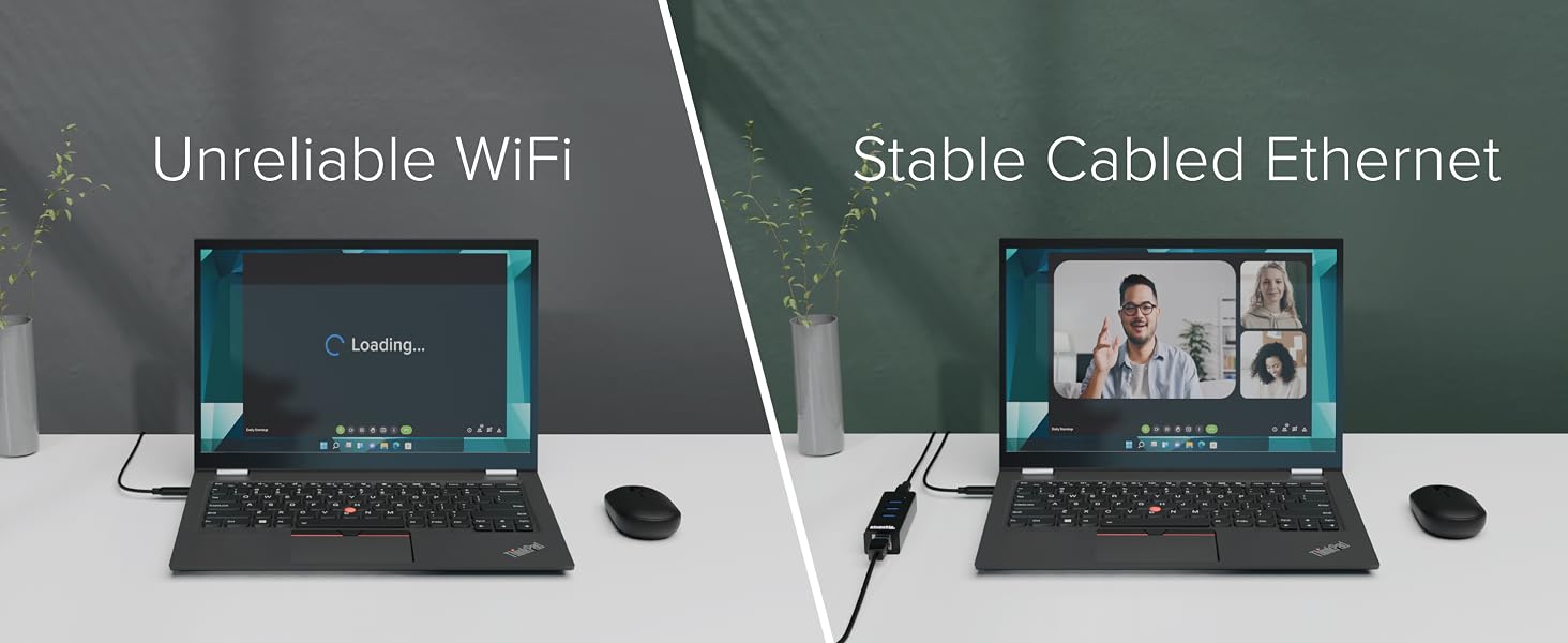 USB3-HUB3ME Stabled Cabled Ethernet