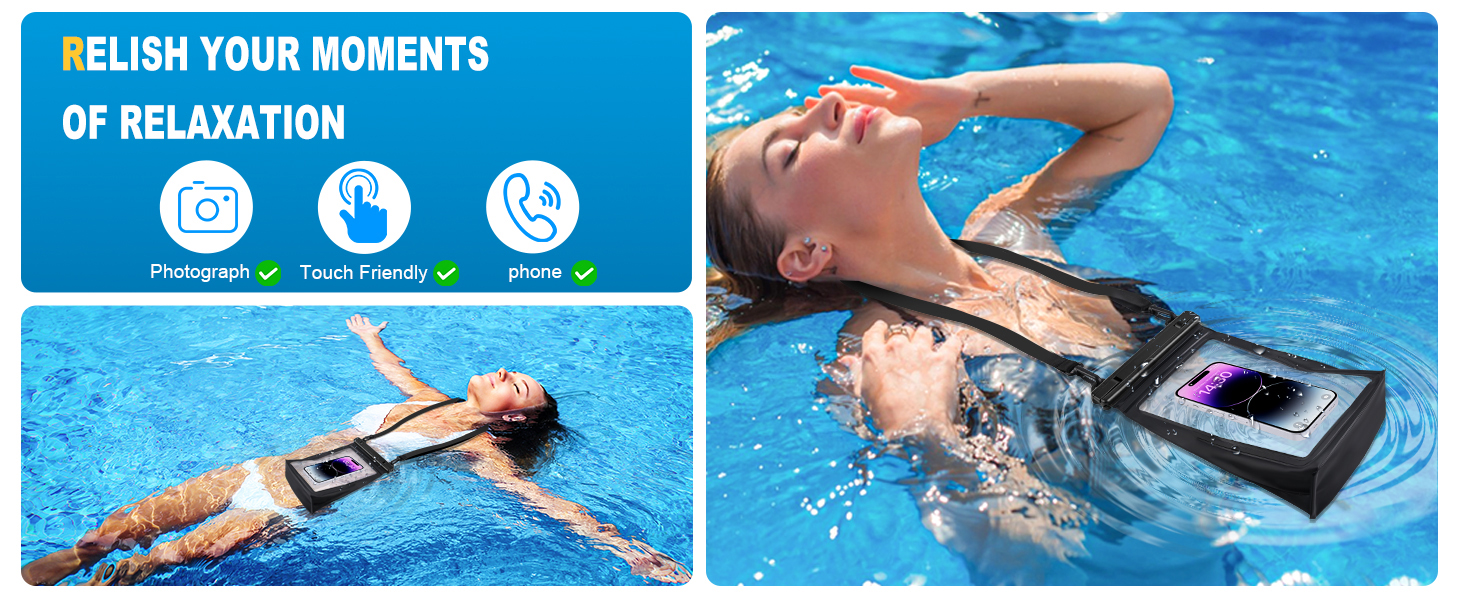 waterproof phone bag water phone protector pouch waterproof phone pouch floating