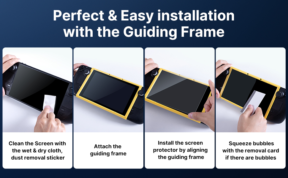 Reinforced steam deck screen protector