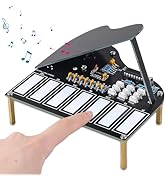 MIOYOOW DIY Electronic Piano Soldering Practice Kit, 7 Keys Mini Musical Instrument Solder Projec...