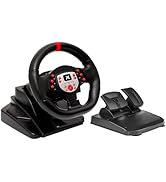 DOYO Racing Wheel - Gaming Steering Wheel for PC, 180 Degree Universal Usb Car Sim Race Steering ...