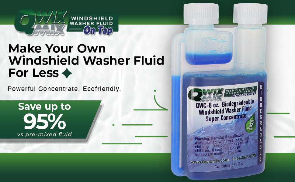 Qwix Mix Make Your Own Washer Fluid