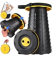 Fishboy Upgraded Collapsible Stool for Adults,Portable Retractable Folding Telescoping Foldable C...