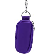 DPWOUM 1Pc Purple (Without Bottle) Portable Small Essential Oils Keychain Pouch Kit for 5/10/15ml...