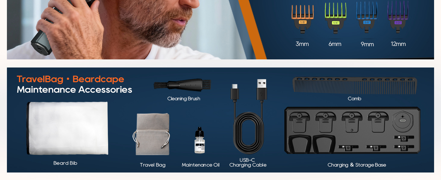 beard trimmer kit