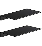 Floating Shelves for Wall Storage, Metal Wall Shelves for Living Room, Bathroom, Kitchen, Display...