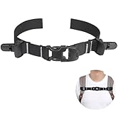 Vigorport Backpack Chest Strap Add on, Elastic Backpack Sternum Strap, Heavy Duty Adjustable Ches...
