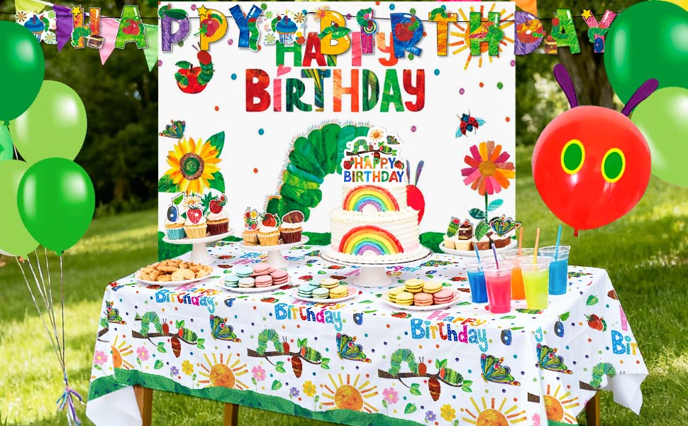 the hungry caterpillar decorations