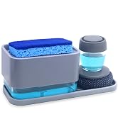 Dish Soap Dispenser with Sponge Holder