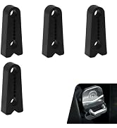 YAWUROU 4 PCS Car Door Lock Shock Absorber Pad, Silicone Sound Damper Car Door Buffer, 0.4" x 1.6...