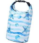 PRESSINART Ocean Dry Bags Floating Waterproof Dry Bag Starfish Pattern PVC Lightweight Roll Top S...