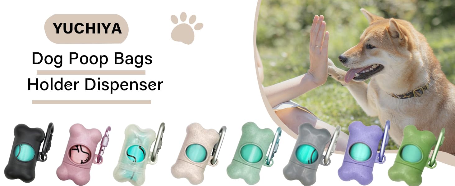 Dog Poop Bags Holder Dispenser