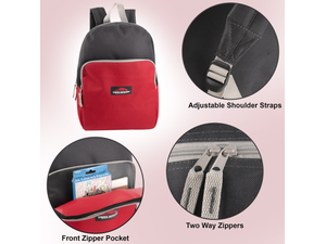 BULK BACKPACKS,15 INCH BACKPACKS,TODDLER SCHOOL BAGS,PRESCHOOL BACKPACKS