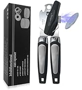 Safring Can Opener Manual with Magnet, Stainless Steel Handheld Heavy Duty Can Opener, Sharp Blad...