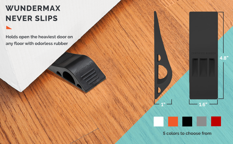 Wundermax Door Stopper with multiple color options