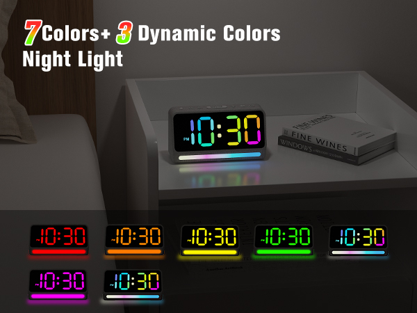 7 Colors+3 Dynamic Colors Night Light