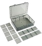 Vidifor 12 Girds Large Plastic Craft Storage Containers, Compartment Storage Container, Parts Sto...