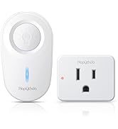 HAPYTHDA Remote Control Outlet,15A/1500W, 500 Feet RF Range Remote Light Switches Kit, No Wiring ...