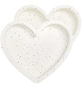 AOTASO Silicone Heart Shaped Cake Pans 10 Inch Large Heart Cake Pan Nonstick Silicone Heart Molds...