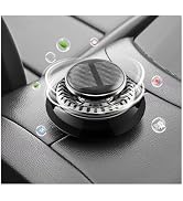 Gdnecad UFO Car Air Freshener, Solar Powered Rotating Auto Aromatherapy Diffuser with Fragrance, ...
