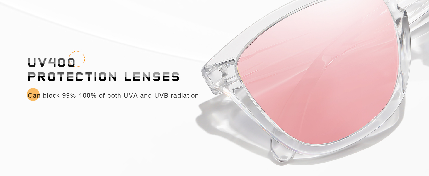 Sunglasses Womens Polarized Trendy Sunglasses Men & Women Mirrored Driving Fishing Sun Glasses